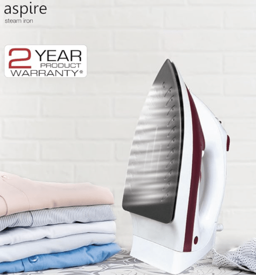 Havells Aspire 1400-Watt Steam Iron (Red) - Image 2
